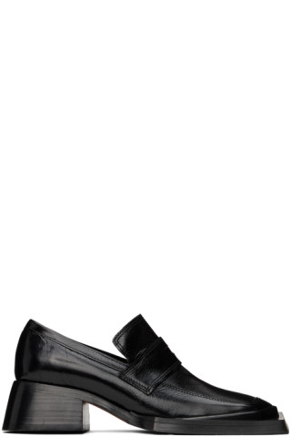 【関税込み】Miista ブラック Eiko ローファー Black Eiko Loafers by Miista on Sale
