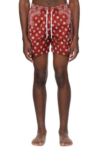 AMIRI Bandana Paisley Swim Shorts