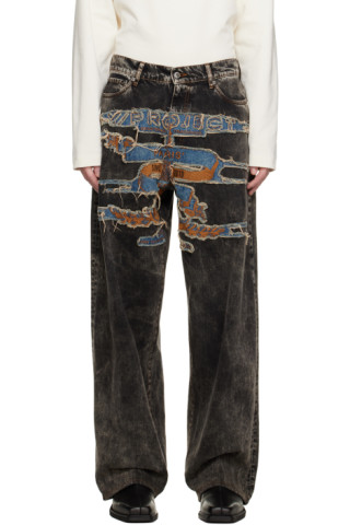 Black Paris' Best Jeans by Y/Project on Sale