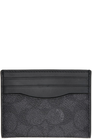 Coach 1941: Black Signature Canvas Card Holder