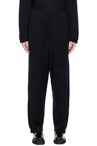 Navy Elasticized Lounge Pants by Sale Cordera on