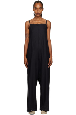 Black Yumi Jumpsuit by Baserange on Sale