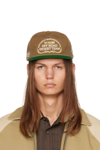 Rhude: Brown 'Desert Team' Cap | SSENSE