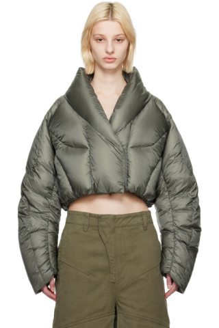 SSENSE Exclusive Khaki A7L Down Jacket by Entire Studios on Sale