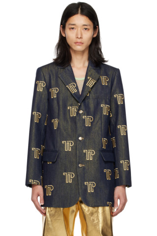 Theophilio SSENSE Exclusive Denim Blazer