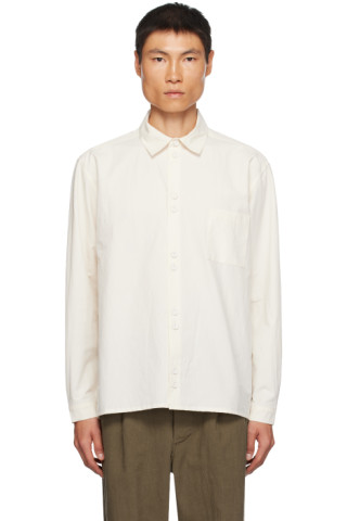 XENIA TELUNTS: Off-White Daily Shirt | SSENSE