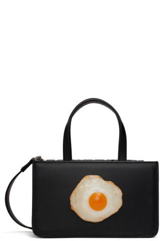 Egg bag leather crossbody bag