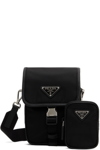 Black Re-nylon Shoulder Bag