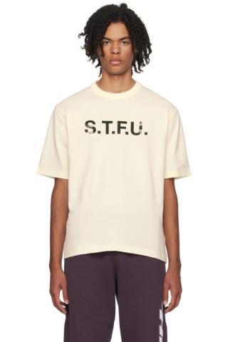 Heron Preston S.t.f.u Printed Crewneck T-shirt in White for Men