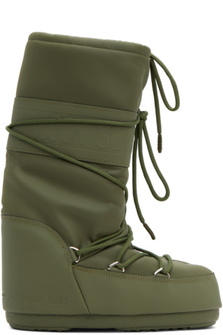 Moon Boot Icon Nylon Boot Khaki