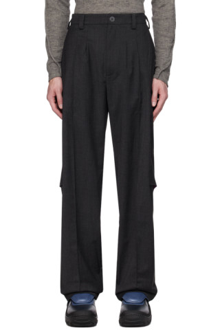 Kiko Kostadinov: Gray Megara Trousers | SSENSE