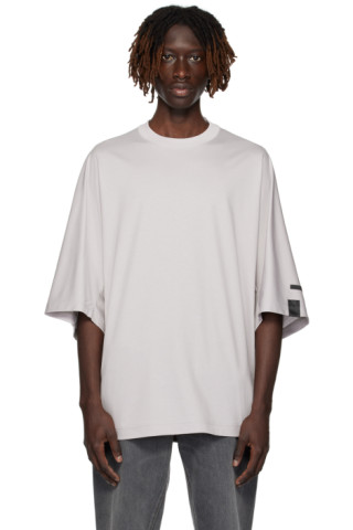 Gray Big T-Shirt by N.Hoolywood on Sale