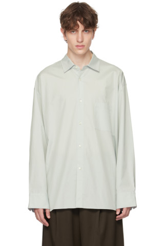 stein: 灰色 Oversized 衬衫 | SSENSE