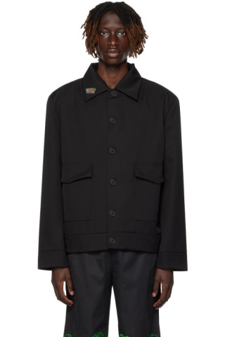 Black Pin Jacket by VEERT on Sale