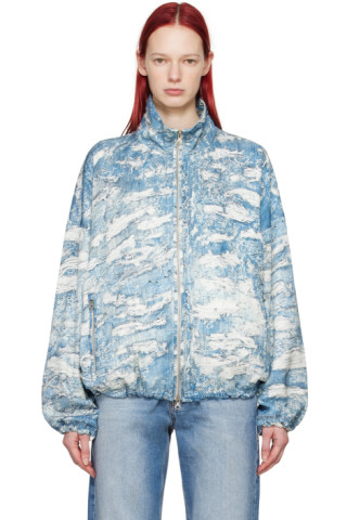 Blue J-Alston Jacket by Diesel on Sale