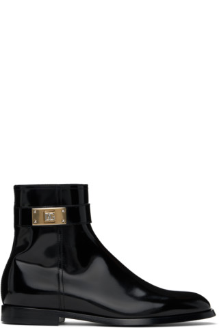 Dolce&Gabbanaのブラック Giotto ブーツがセール中