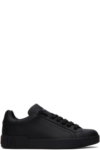 dolce gabbana portofino sneakers black