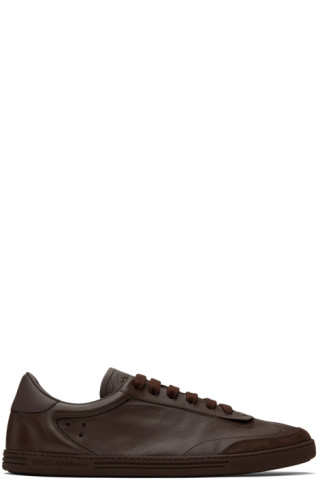 【関税込み】Dolce&Gabbana ブラウン Saint Tropez スニーカー Dolce&Gabbanaのブラウン Saint Tropez スニーカーがセール中