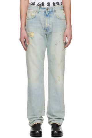 424 - Blue Distressed Jeans