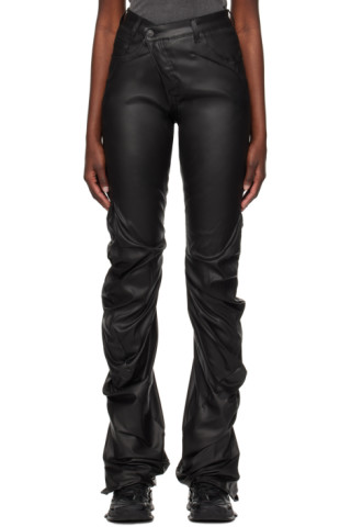 black leather pants