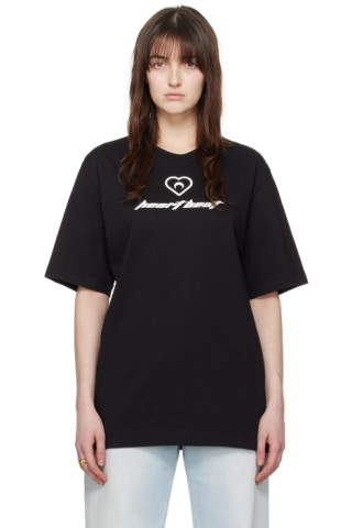 Black Graphic T-Shirt by Marine Serre on Sale