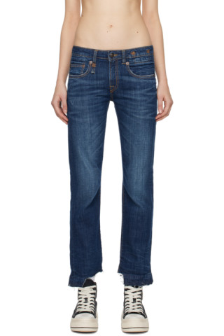 R13 Blue Boy Straight Jeans