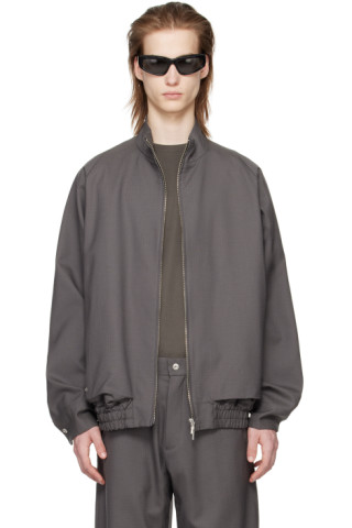 Omar Afridi - Gray Zip Jacket