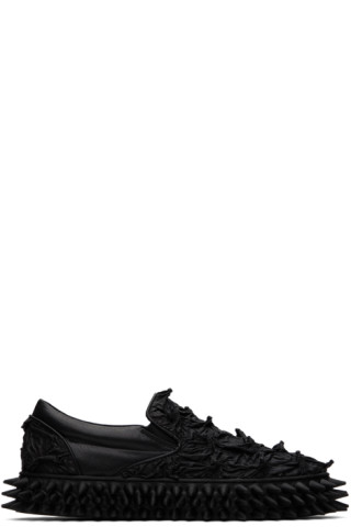 Black Porcupine Sneakers by doublet on Sale