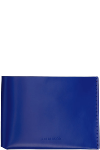 ADER ERROR 青 二つ折り財布 ADER ERROR 青 二つ折り財布 （ADER error: ブルー Bursa 財布