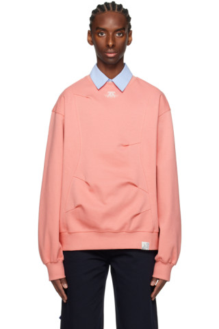 トップス ADEREREOR A-peec logo sweatshirt Ader Error A-Peec Embroidered Logo Sweatshirt Black A2 Fit M