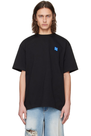 ADER error: Significantコレクション ブラック ロゴパッチ Tシャツ ...