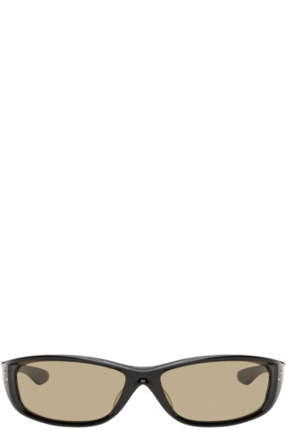 Black Piccolo Sunglasses by BONNIE CLYDE on Sale