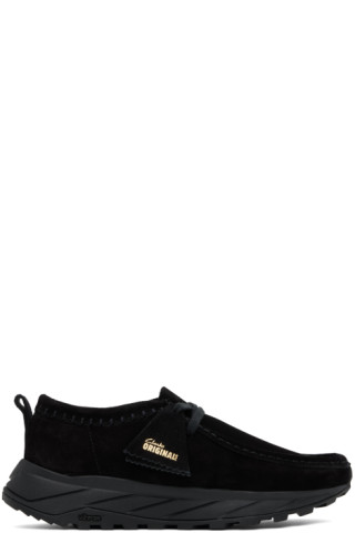 Clarks Originals: ブラック ロー ワラビーエデン | SSENSE 日本 Clarks Originals: ブラック ロー ワラビーエデン | SSENSE 日本