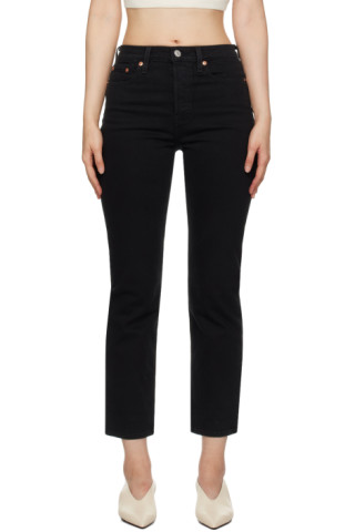 Wedgie Straight Fit Women's Jeans - Black