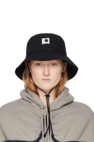 Carhartt Work In Progress Black Elway Bucket Hat