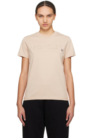 Tシャツ・カットソー MONCLER Women Tunic Tops 098 8C000 09 83927034 Beige 241111F110054_1.jpg
