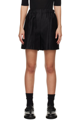 【送料&関税込】Max Mara Black Cedro Shorts Max Mara Cedro ショートパンツ | ブラック | FARFETCH JP
