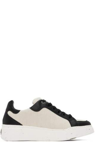 【関税込み】Max Mara ベージュ&ブラック Maxigreen スニーカー Beige & Black Maxigreen Sneakers by Max Mara on Sale