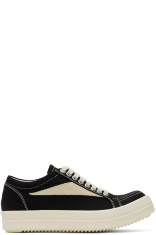 Rick Owens DRKSHDW: Black Vintage Sneakers | SSENSE