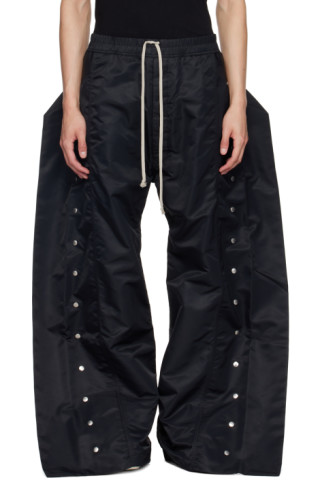 Rick Owens DRKSHDW: ブラック Babel Pusher スウェットパンツ ...