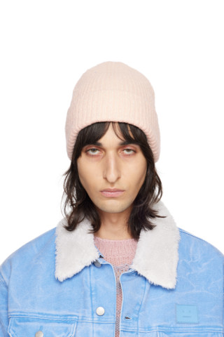 Pink Wool Beanie by Acne Studios on Sale