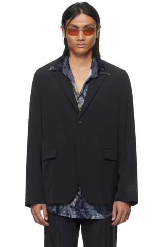 【値下げ❗️】Acne Studios ブラック テーラードジャケット ACNE STUDIOS(アクネストゥディオズ) テーラードジャケットFN WN