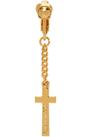 【関税込み】Dsquared2 ゴールド Jesus シングルイヤリング Dsquared2のゴールド Jesus シングルイヤリングがセール中