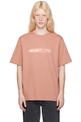 Pink Space T-Shirt by Helmut Lang on Sale