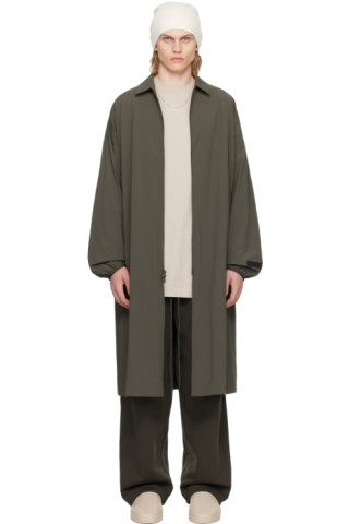 Fear of God ESSENTIALS: グレー カーコート | SSENSE 日本