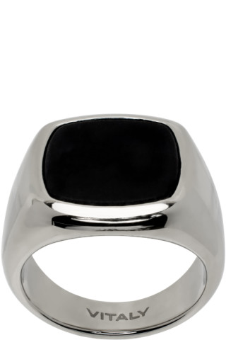 Vitaly: Silver Vaurus Ring | SSENSE UK