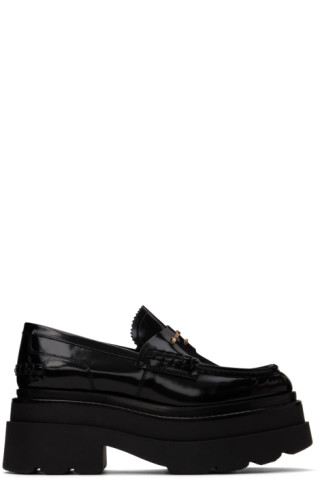 ALEXANDER WANG Carter patent-leather platform loafers