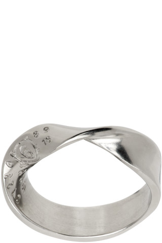 MM6 Maison Margiela - Silver Twisted Ring