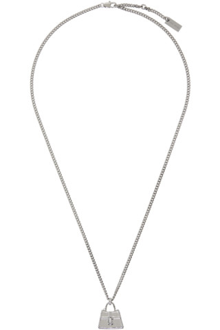 Marc Jacobs: Silver 'The St. Marc' Necklace | SSENSE