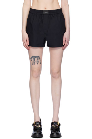 【関税込み】alexanderwang.t ブラック スリット ショートパンツ alexanderwang.tのブラック スリット ショートパンツがセール中